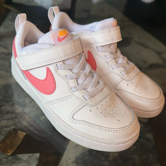 Nike Other - Nike White Pink Air Force Ones Sneakers Shoes Toddler Boys Size 12c UNISEX GIRLS